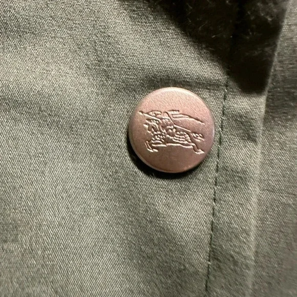 Burberry London Green NovaCheck Women’s Coat size L - Picture 14 of 17